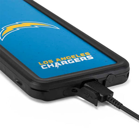 NFL Los Angeles Chargers - Alternate Distressed Galaxy S20 Plus Waterproof Case