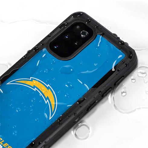 NFL Los Angeles Chargers - Alternate Distressed Galaxy S20 Plus Waterproof Case