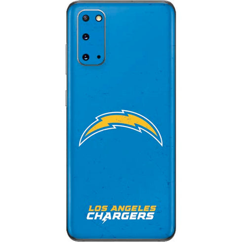 NFL Los Angeles Chargers - Alternate Distressed Galaxy S20 Skin