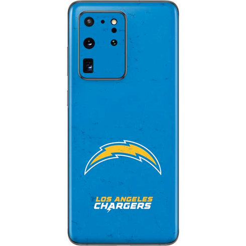 NFL Los Angeles Chargers - Alternate Distressed Galaxy S20 Ultra 5G Skin