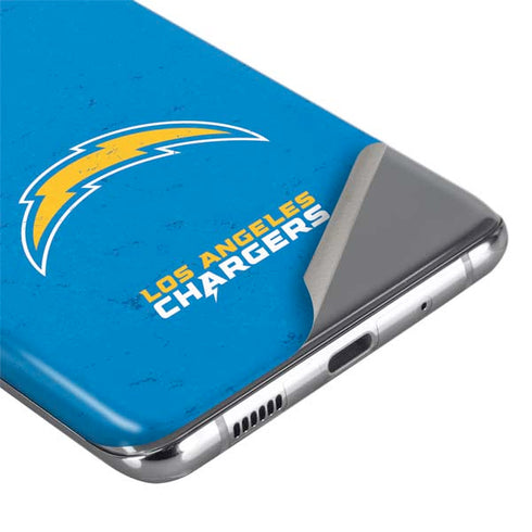 NFL Los Angeles Chargers - Alternate Distressed Galaxy S20 Ultra 5G Skin