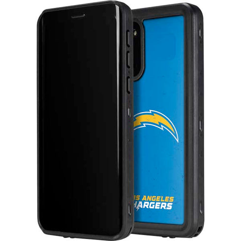 NFL Los Angeles Chargers - Alternate Distressed Galaxy S20 Waterproof Case