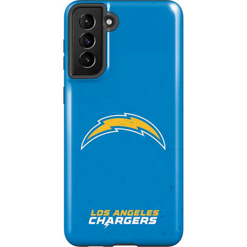 NFL Los Angeles Chargers - Alternate Distressed Galaxy S21 Plus 5G Pro Case