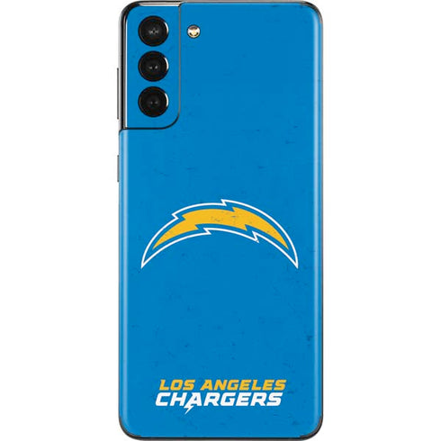 NFL Los Angeles Chargers - Alternate Distressed Galaxy S21 Plus 5G Skin