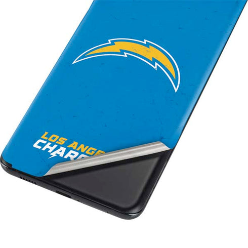 NFL Los Angeles Chargers - Alternate Distressed Galaxy S21 Plus 5G Skin