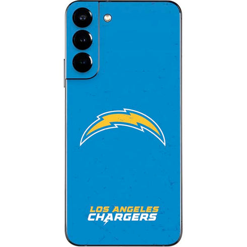 NFL Los Angeles Chargers - Alternate Distressed Galaxy S22 Plus Skin