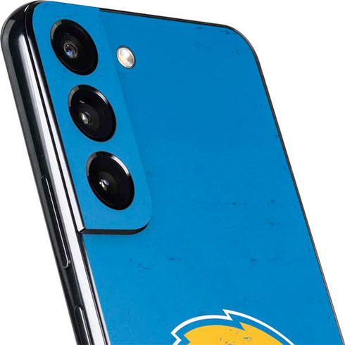 NFL Los Angeles Chargers - Alternate Distressed Galaxy S22 Plus Skin
