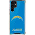 NFL Los Angeles Chargers - Alternate Distressed Galaxy S22 Ultra Clear Case