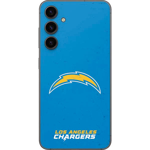 NFL Los Angeles Chargers - Alternate Distressed Galaxy S23 FE Skin