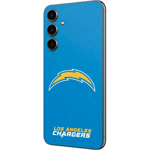 NFL Los Angeles Chargers - Alternate Distressed Galaxy S23 FE Skin