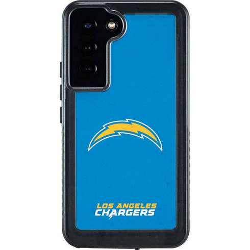 NFL Los Angeles Chargers - Alternate Distressed Galaxy S23 Plus Waterproof Case