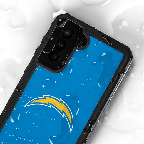 NFL Los Angeles Chargers - Alternate Distressed Galaxy S23 Plus Waterproof Case