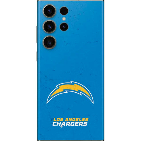 NFL Los Angeles Chargers - Alternate Distressed Galaxy S23 Ultra Skin