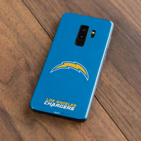 NFL Los Angeles Chargers - Alternate Distressed Galaxy S9 Plus Skin