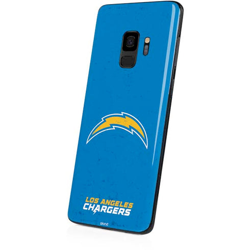 NFL Los Angeles Chargers - Alternate Distressed Galaxy S9 Skin