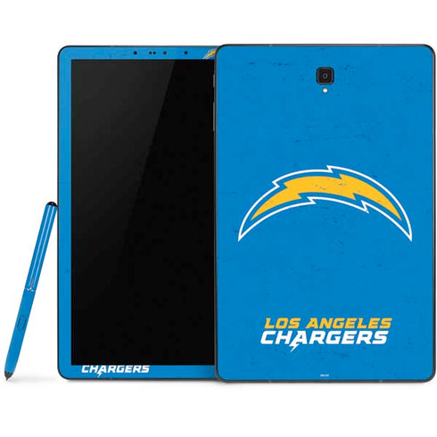 NFL Los Angeles Chargers - Alternate Distressed Samsung Galaxy Tab Skin