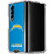 NFL Los Angeles Chargers - Alternate Distressed Galaxy Z Fold4 5G Clear Case