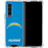 NFL Los Angeles Chargers - Alternate Distressed Galaxy Z Fold4 5G Clear Case