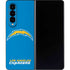NFL Los Angeles Chargers - Alternate Distressed Galaxy Z Fold4 5G Skin