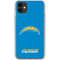NFL Los Angeles Chargers - Alternate Distressed iPhone 11 Clear Case