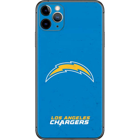 NFL Los Angeles Chargers - Alternate Distressed iPhone 11 Pro Max Skin