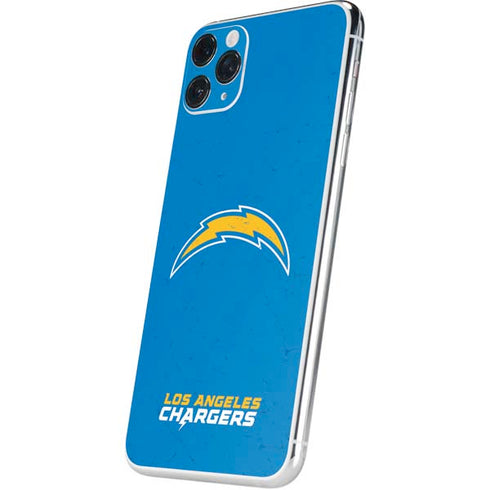NFL Los Angeles Chargers - Alternate Distressed iPhone 11 Pro Max Skin