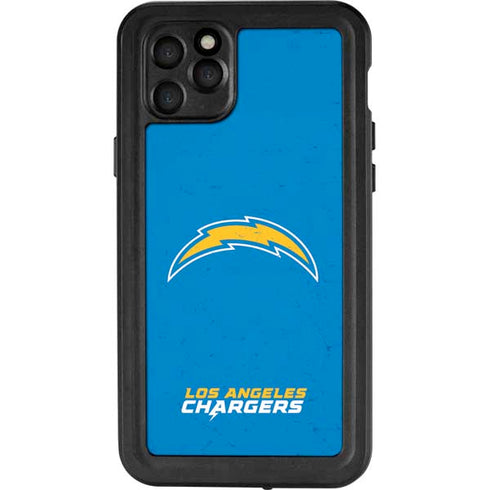 NFL Los Angeles Chargers - Alternate Distressed iPhone 11 Pro Max Waterproof Case