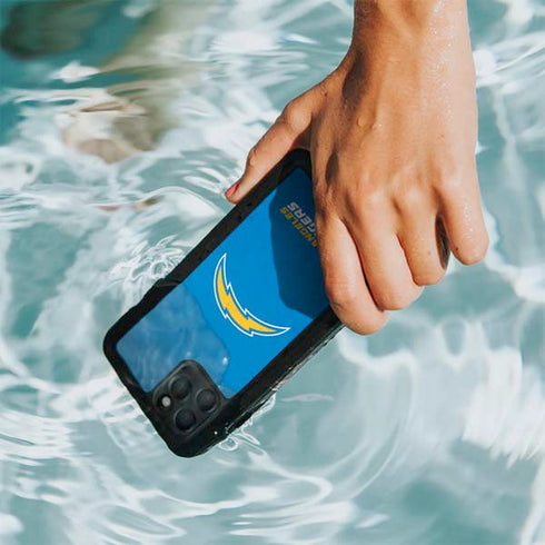 NFL Los Angeles Chargers - Alternate Distressed iPhone 11 Pro Max Waterproof Case