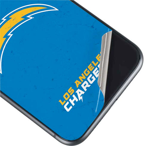 NFL Los Angeles Chargers - Alternate Distressed iPhone 11 Skin