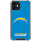 NFL Los Angeles Chargers - Alternate Distressed iPhone 12 Clear Case