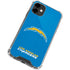 NFL Los Angeles Chargers - Alternate Distressed iPhone 12 Clear Case