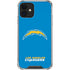 NFL Los Angeles Chargers - Alternate Distressed iPhone 12 Mini Clear Case