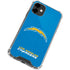 NFL Los Angeles Chargers - Alternate Distressed iPhone 12 Mini Clear Case