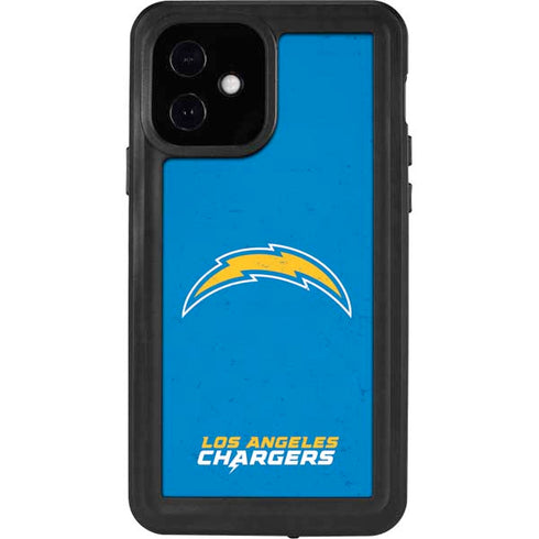 NFL Los Angeles Chargers - Alternate Distressed iPhone 12 Waterproof Case