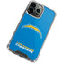 NFL Los Angeles Chargers - Alternate Distressed iPhone 13 Pro Clear Case