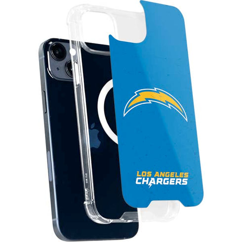 NFL Los Angeles Chargers - Alternate Distressed iPhone 15 Plus MagSafe Case