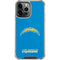 NFL Los Angeles Chargers - Alternate Distressed iPhone 14 Pro Max Clear Case
