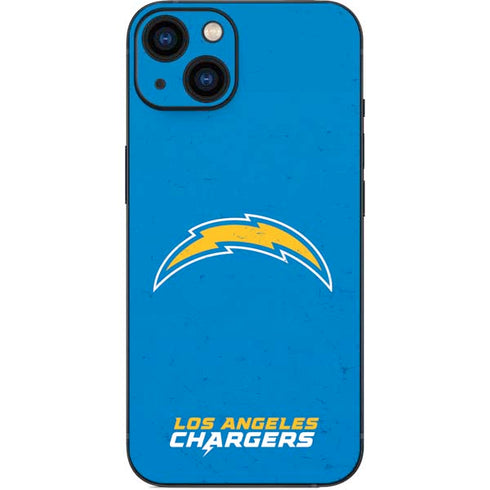 NFL Los Angeles Chargers - Alternate Distressed iPhone 15 Skin