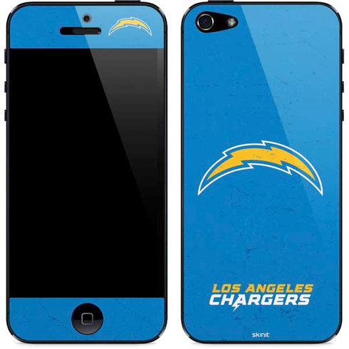 NFL Los Angeles Chargers - Alternate Distressed iPhone 5/5s/5SE Skin