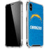 NFL Los Angeles Chargers - Alternate Distressed iPhone X/XS Clear Case