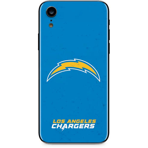 NFL Los Angeles Chargers - Alternate Distressed iPhone XR Skin