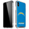 NFL Los Angeles Chargers - Alternate Distressed iPhone XS Max Clear Case