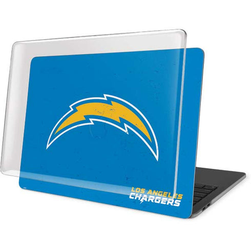 NFL Los Angeles Chargers - Alternate Distressed MacBook Pro 15in (2016-19) Case plus Skin