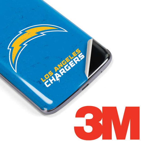 NFL Los Angeles Chargers - Alternate Distressed Moto E5 Plus Skin