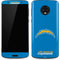 NFL Los Angeles Chargers - Alternate Distressed Moto G6 Skin