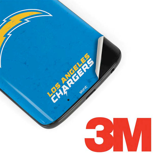 NFL Los Angeles Chargers - Alternate Distressed Moto G6 Skin