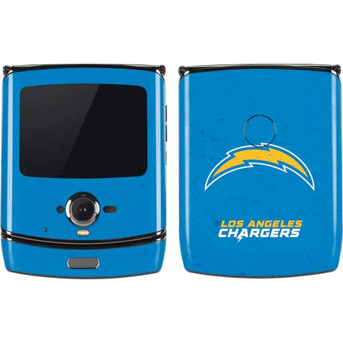 NFL Los Angeles Chargers - Alternate Distressed Motorola RAZR Skin
