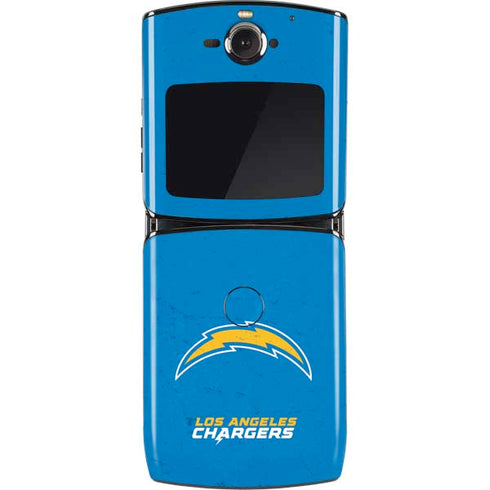 NFL Los Angeles Chargers - Alternate Distressed Motorola RAZR Skin