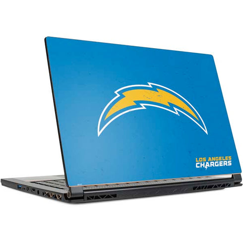 NFL Los Angeles Chargers - Alternate Distressed MSI GS65 Stealth Laptop Skin