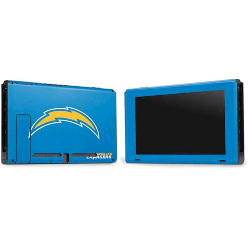 NFL Los Angeles Chargers - Alternate Distressed Nintendo Switch Bundle Skin